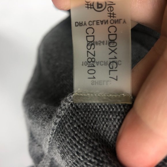 CK Calvin Klein Tiered Heather Gray Dress Medium - Picture 5 of 5